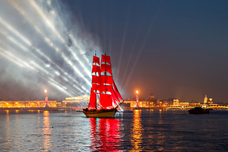 26.06.2016 Saint Petersburg Holiday alumni "Scarlet Sails"のeditorial素材