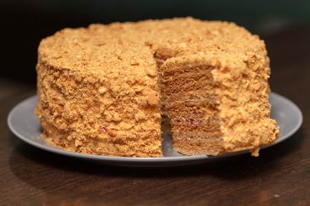Napoleon cakeの写真素材