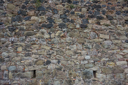 old stone wall texture backgroundの写真素材