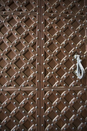 wooden doors texture backgroundの写真素材