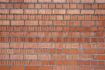 Brick wall horisontal pattern texture backgroundの写真素材