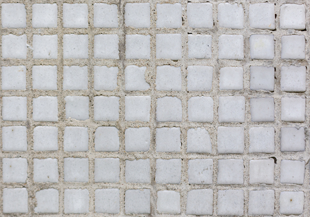 white tiles wall pattern texture backgroundの写真素材