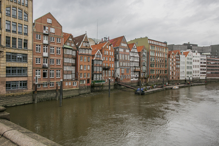 Hamburg, Gemany Streets Viewの写真素材