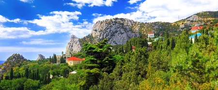 South part of Crimea peninsula, beach   landscape. Ukraine.の写真素材
