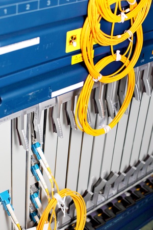 Telecommunication equipment, optical multiplexor in a datacenter of mobile operator.