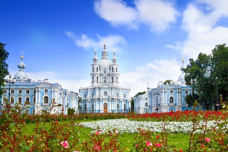  St. Nicholas Naval Cathedral . St. Petersburg. Russiaの写真素材