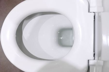 Interior of a typical water-closet の写真素材