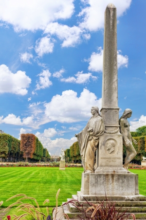 Luxembourg Garden(Jardin du Luxembourg)  in Paris, Franceの写真素材