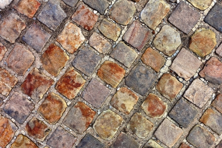 Texture of cobblestone background.Paris 