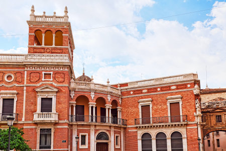 Cityscape historical places  of Valencia - city in Spain, Catalonia.