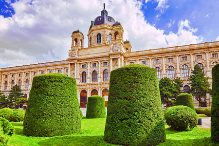 Maria Theresa Square.Arts and history museum Kunsthistorisches Museum Vienna, Austria.のeditorial素材