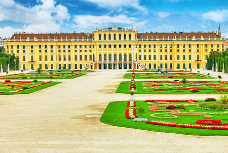 Upper Belvedere. Main palace complex Belvedere.Vienna. Austria.のeditorial素材