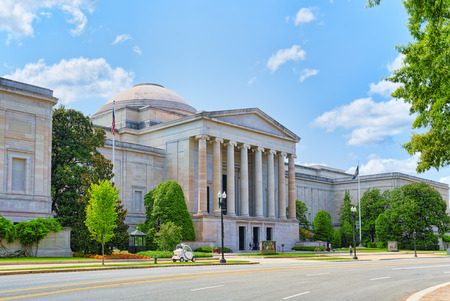 Washington, DC, USA - September 10,2017 : Urban cityscape ,6th & Constitution Ave NW, Washington....