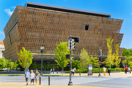 Washington, DC, USA - September 10,2017 : National Museum of African American History and Culture. Downtown district.のeditorial素材