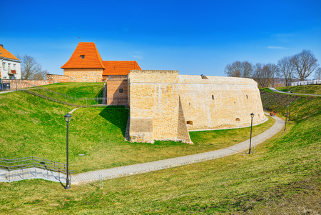 Vilnius, Lithuania - June 17, 2015: Bastion of the Vilnius City Wall. Lithuania.のeditorial素材