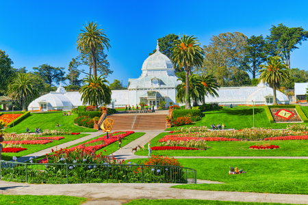 San Francisco, California, USA - September 11, 2018:  San Francisco Botanical Garden.のeditorial素材