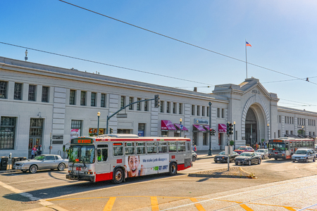 San Francisco, California, USA - September 10, 2018: Ocean Quay in the north of San Francisco.のeditorial素材