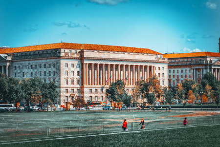 Washington, DC, USA - September 10,2017 : U.S. Department of Commerce. National Mall.のeditorial素材