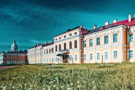 Alexander Nevsky Lavra (monastery) in Saint-Petersburg, Russiaの写真素材