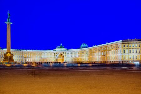 Winter Palace and Hermitage Museum.  Saint Petersburg. Russia.のeditorial素材