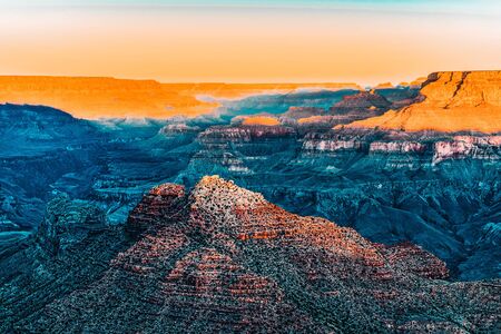 Amazing natural geological formation - Grand Canyon in Arizona, Southern Rim. USA.の写真素材