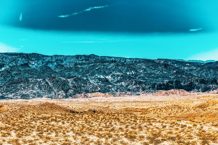 Beautiful scenic views of the state of Nevada. Taming the Colorado.の写真素材