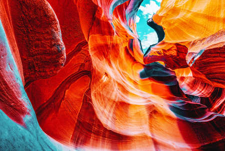 Natural landscapes road views  of the United States of America.の写真素材