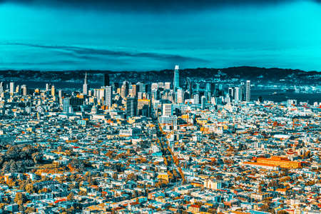 Horseshoe Bend is a horseshoe-shaped incised meander of the Colorado River located near the town of Page, Arizona.の写真素材