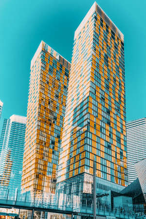 Las Vegas, Nevada, USA - September 16, 2018: Main street of Las Vegas is the Strip.のeditorial素材