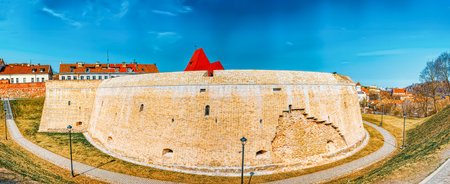 Vilnius, Lithuania - June 17, 2015: Bastion of the Vilnius City Wall. Lithuania.のeditorial素材
