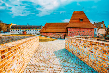 Vilnius, Lithuania - June 14, 2018: Bastion of the Vilnius City Wall. Lithuania.のeditorial素材