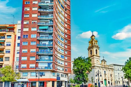 Spain. Urban views-landscapes third largest city in Spain is Valencia.の写真素材