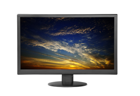 Black screenの写真素材