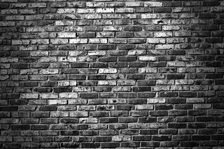 Old grunge brick wall backgroundの写真素材