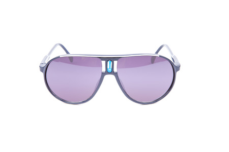 Sun glasses on the white backgroundsの写真素材
