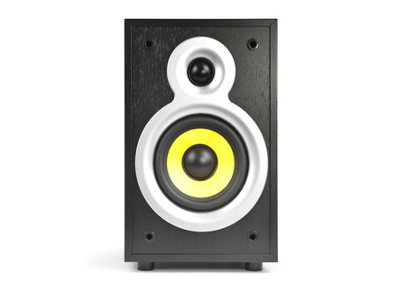 Speaker, isolated on whiteの写真素材