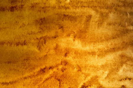 Old yellow paper textureの写真素材