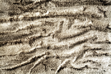 Old yellow paper textureの写真素材
