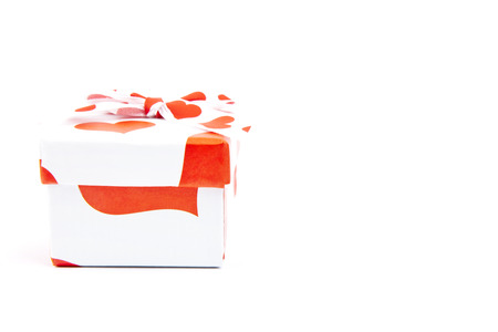 isolated gift on a white backgroundの写真素材