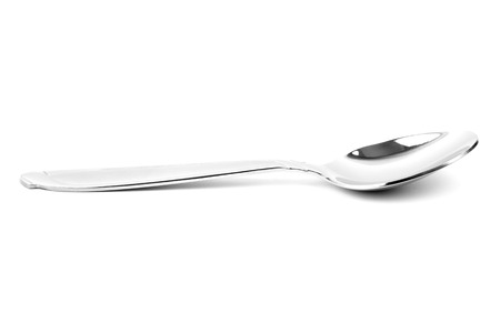 teaspoon isolated on a white backgroundの写真素材