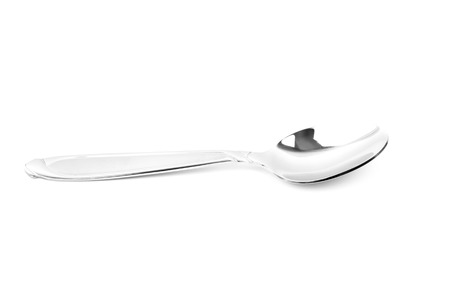 teaspoon isolated on a white backgroundの写真素材
