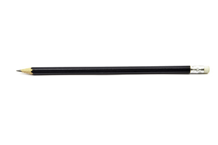 Pencil isolated on pure white backgroundの写真素材
