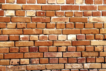 Old grunge brick wall backgroundの写真素材