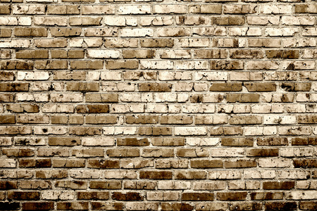 Old grunge brick wall backgroundの写真素材