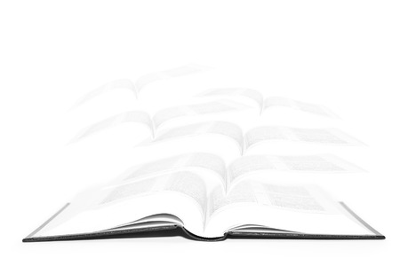 book isolated on the whiteの写真素材