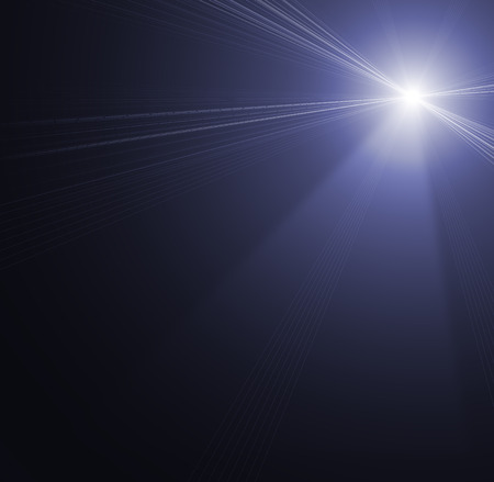 illustration of concert spot lighting over dark backgroundの写真素材