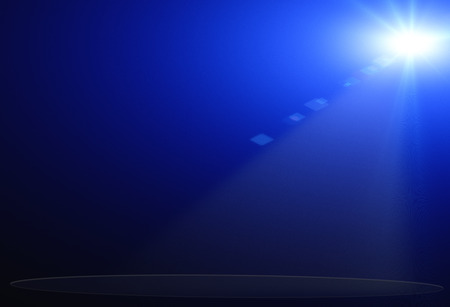 illustration of concert spot lighting over dark backgroundの写真素材