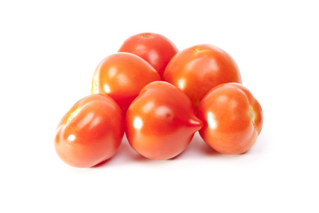 tomato isolated on white backgroundの写真素材