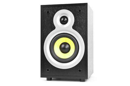 Speaker, isolated on whiteの写真素材