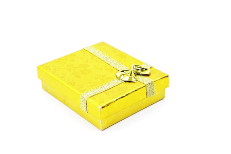 isolated gift on a white backgroundの写真素材